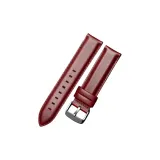 [Двусторонняя натуральная кожа] Красный - Серебристая пряжка