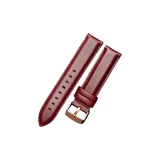 [Двусторонний натуральная кожа] Красный - цвет розового золота