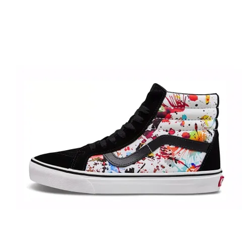 VANS SK8 High Топ Скейтборд Кроссовки Унисекс Черный Белый