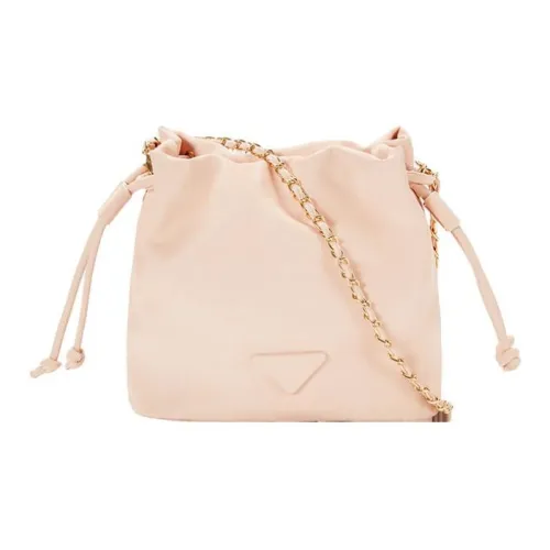 Juju Jimmy ПУ (полиуретан) Ведрообразная сумка Сумка через плечо Женская Розовая Белая Черная