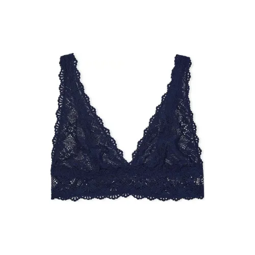 Victoria's Secret Розовый Victoria's SECRET Кружево Треугольник Брейтлет Noir Темно-синий Синий Бюстгальтер Женские Морской синий