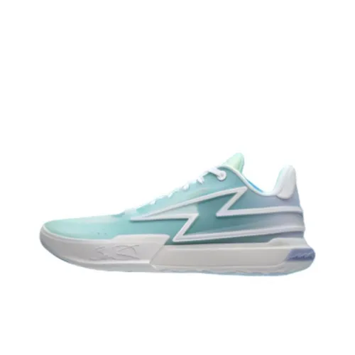 LINING Son of Flash Aurora Амортизация Износостойкий Низкий Топ Баскетбольные Кроссовки Мужские Зеленый Фиолетовый