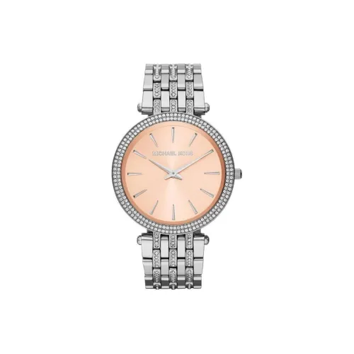 MICHAEL KORS Наручные часы Кварцевый механизм Ремешок из нержавеющей стали 39 мм Розовое золото Циферблат Женские часы