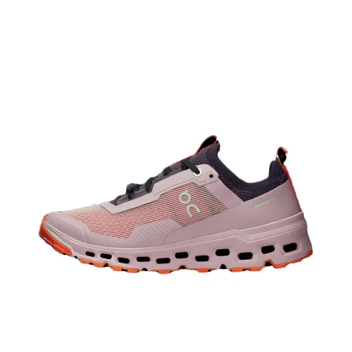 On Cloudultra 2 Slip Устойчивый к истиранию Низкий топ Беговые кроссовки Женские Розовый