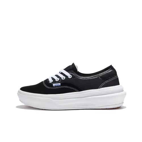 Vans Authentic Устойчивые к истиранию Низкие Кроссовки для скейтбординга Унисекс Черные