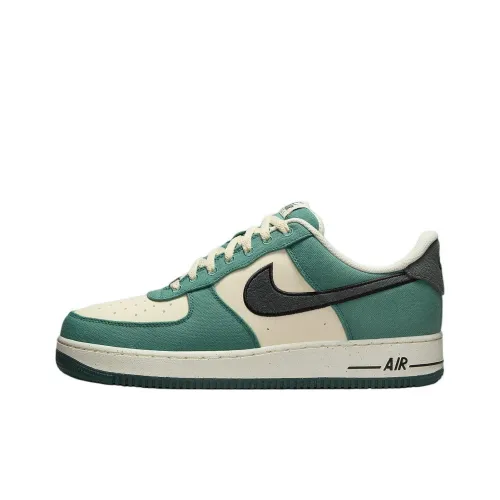Nike Air FORCE 1 Low Топ Скейтборд Кроссовки Мужские Зеленые Бежевые