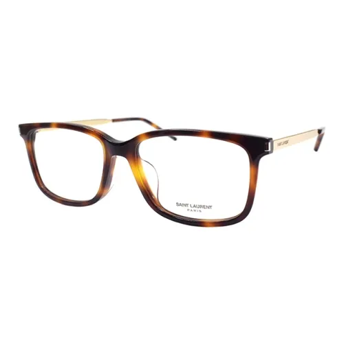 SAINT LAURENT Пластиковая оправа прямоугольная оправа для очков унисекс цвет черепаховый