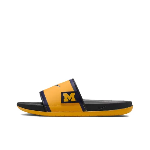 Nike College Пенная подошва противоскользящие устойчивые к запахам слипоны мужские желтый черный