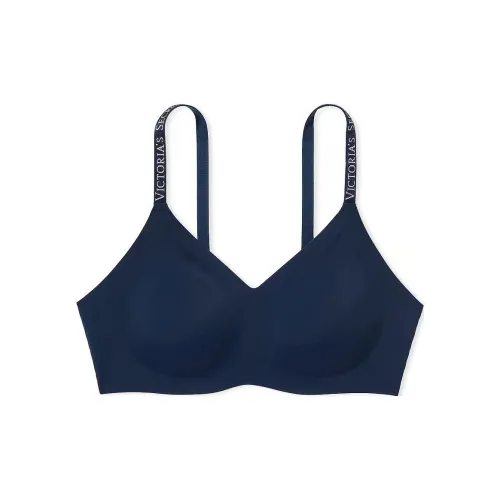 Victoria's Secret Розовый The T Рубашка T Рубашка Легко-подкладочная Лажо-брюки Нуар-синий Бюстгальтер Женские Морской синий