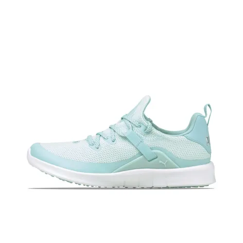 PUMA Slip-resistant Abrasion-resistant Low-top Беговые кроссовки Женские Светло-синие