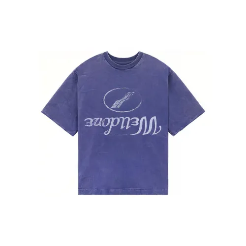 WE11DONE SS23 T-Shirt Унисекс Темно-синий
