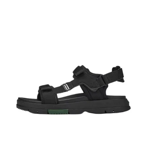 Пляжные сандалии LACOSTE Collaboration, черные, мужские
