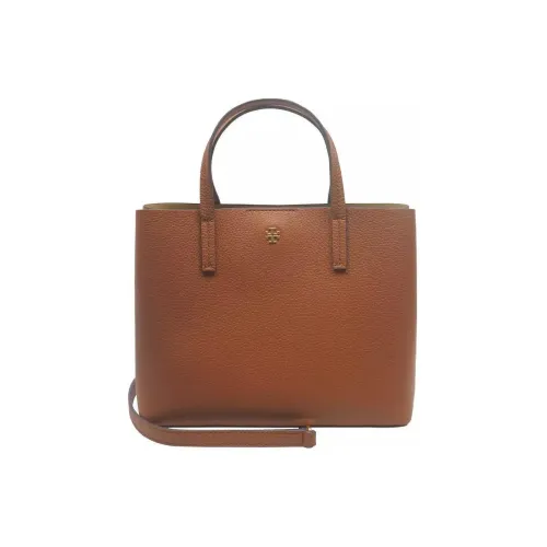 TORY BURCH Коровья кожа Тоут Сумка Сумка для покупок Сумка через плечо Сумка среднего размера Женская Темно-коричневая