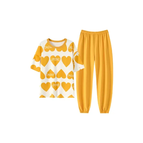 Mulong Family Пижамный комплект Женские Подсолнух