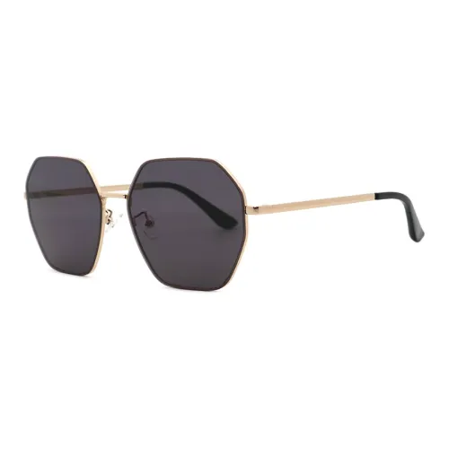 Пара Ponyo Металл Нерегулярная форма Декоративные Солнцезащитные очки Унисекс Золотой