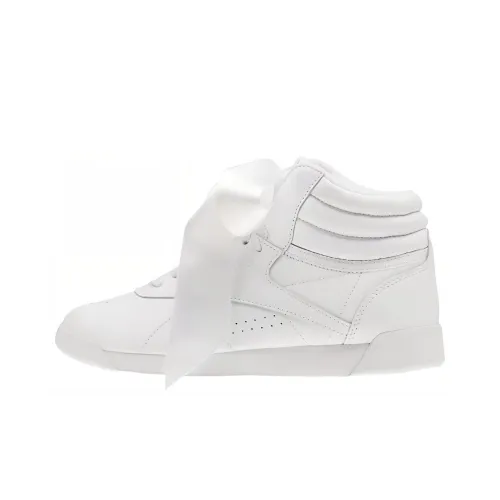 Reebok Freestyle Hi High Топ Кроссовки для скейтбординга Женские Белые