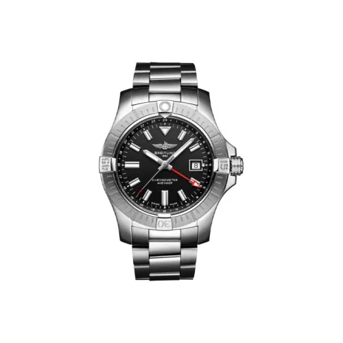 BREITLING Автоматический Механический Часы Мужские Avenger 43 мм Черные