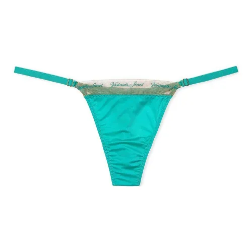 Victoria's Secret Розовый VERY Сексуальный Логотип Вышивка Ae Tg Panty Aa SA Нижнее белье Женские 1 шт Мятно-зеленый