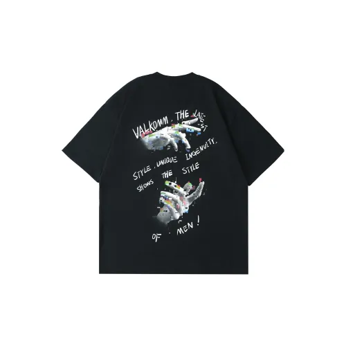 VALKOMM Черная унисекс футболка