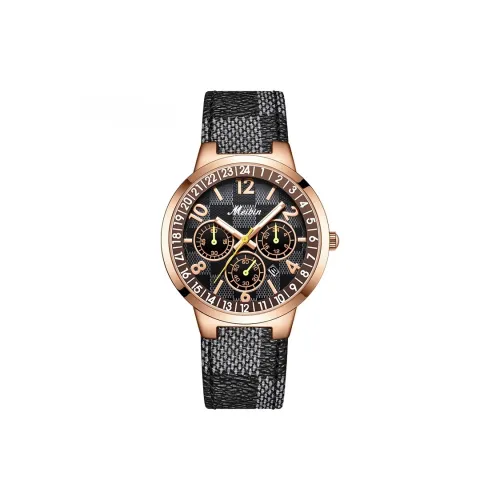 Meibin Кварцевый Movement Женские Часы 39 мм Черные