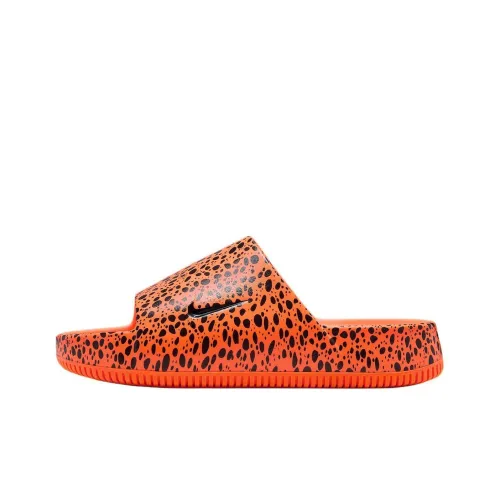 NIKE Calm Slide Тапочки Оранжево-черные Женские