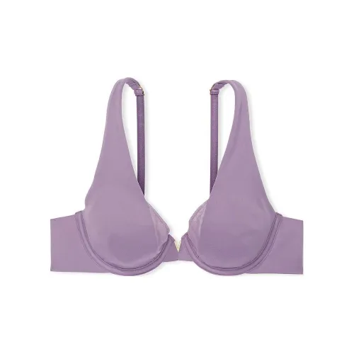 Victoria's Secret Розовый LOVE CLOUD Без подкладки Полное покрытие Бюстгальтер Frozen Сливовый Бюстгальтер Женский Светло-фиолетовый