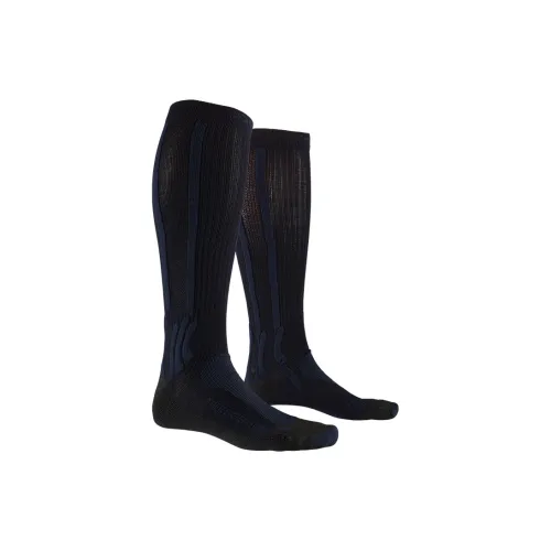 XBIONIC Колено Высокие Носки Унисекс Кошка's Eye Черный Смешанный Облачный Серый