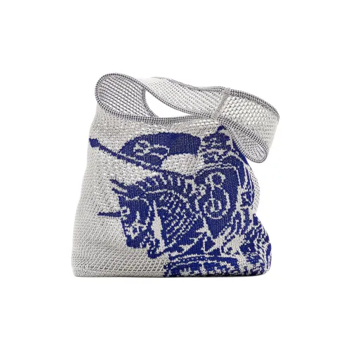 Burberry Вискоза Одно плечо Сумка Большая Женская Белая