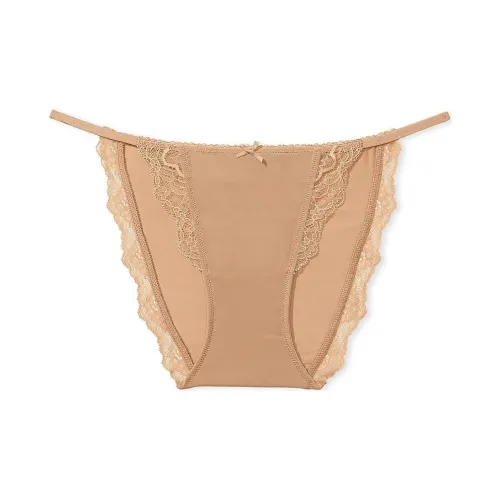 Victoria's Secret Розовый Dream Angels Кружевная отделка STRING Бикини Panty P Нижнее белье Женские 1 упаковка Цвет ириски