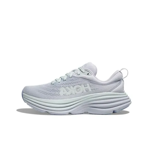 HOKA ONE ONE Bondi 8 Амортизаторы Нижняя юбка Устойчивый Низкий Топ Повседневные Беговые кроссовки Женские Бирюзовый