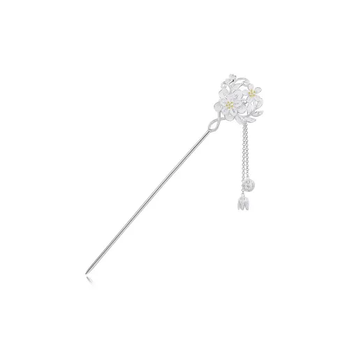 Enchanting Cat 999 Fine Серебряный Заколки для волос Женские