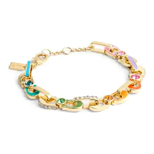 COACH Латунь Эмаль Кубический цирконий Браслеты Женские Золото