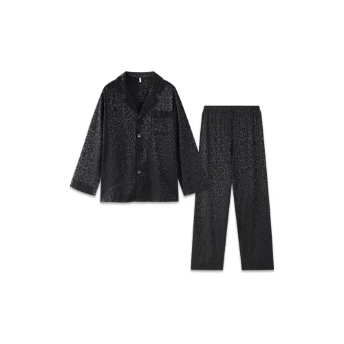 Good Fortune Пижамный комплект Мужской Черный