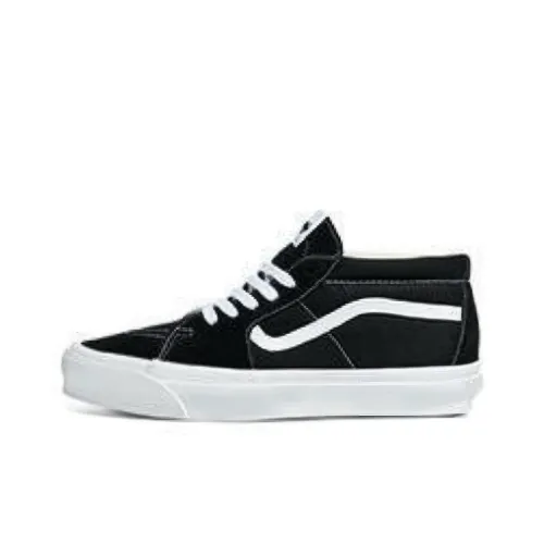 Vans SK8 Кеды MID Топ Черный/Белый Унисекс