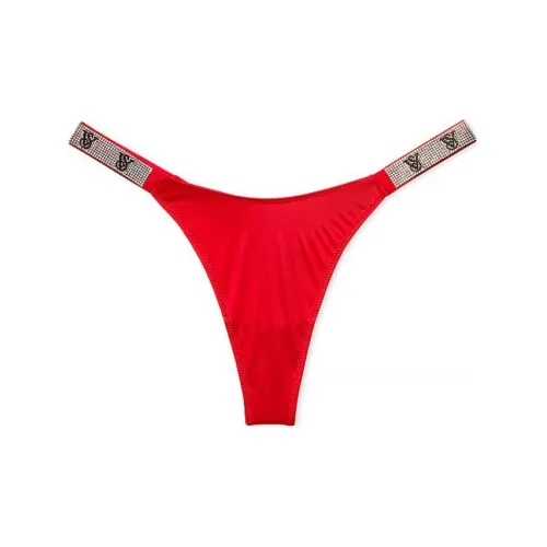 Victoria's Secret Розовый VERY Сексуальный SHINE Ремень Стринг Panty Lipstick Красный Стринг Женские 1 шт Красный