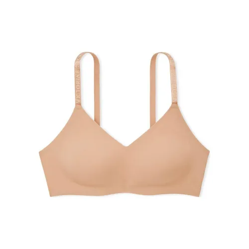 Victoria's Secret Розовый The T Рубашка T Рубашка Легко ПодкладаннаяLoungeBra Пралине Бюстгальтер Женский Пралине