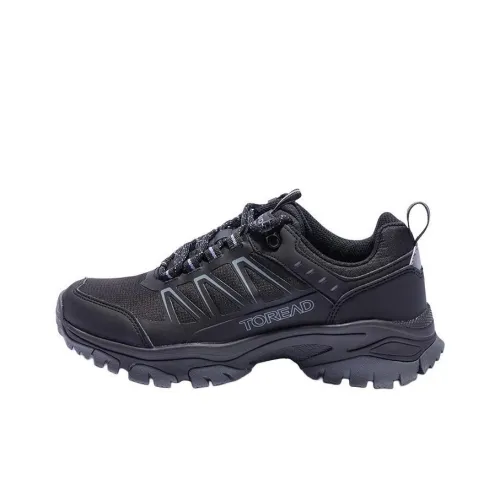 TOREAD Slip-resistant Abrasion-resistant Low Top Hiking Shoes Women's Black TOREAD Противоскользящие Аbrasion-resistant Низкие Кеды Походная обувь Женские Черные