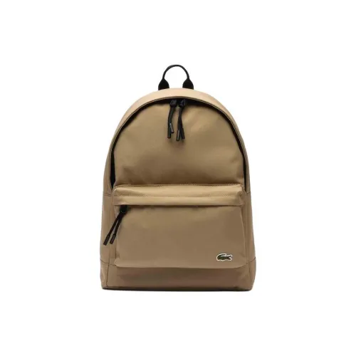 Рюкзак LACOSTE из переработанного полиэстера унисекс хаки