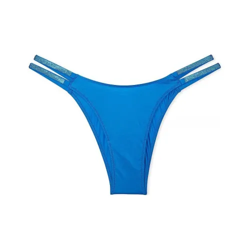 Victoria's Secret Розовый VERYSEXY Двойной SHINE Ремень Гладкий Brazilian Panty Нижнее белье Женские 1 шт Синий