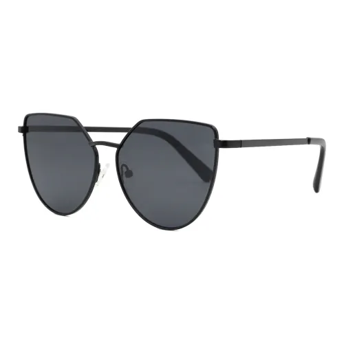 Пара Ponyo Металл Нерегулярная форма Солнцезащитные очки Унисекс Черный