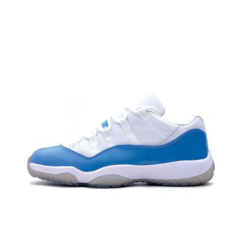 Jordan Air Jordan 11 Retro Low Columbia Синий Low Топ Винтажные баскетбольные кроссовки Мужской Сине-белый Выпуск 2001 года