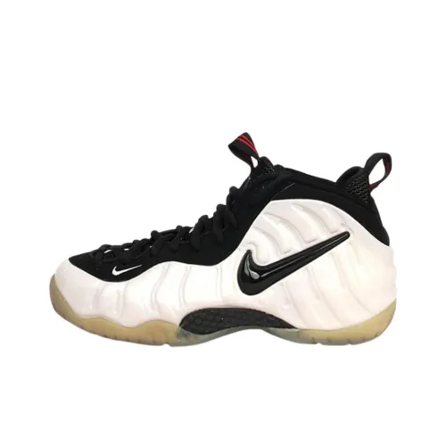 nike Foamposite Pro Air Pearl MID Топ Винтажные баскетбольные кроссовки Мужской Молочный белый