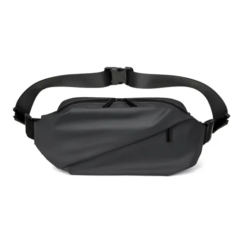 Paulinka Ткань Sling Сумка Стандартная Мужская Черная Серая