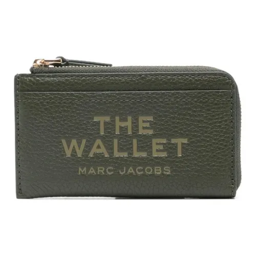 MARC JACOBS Кошелек из крупнозернистой коровьей кожи Унисекс Лесной зеленый