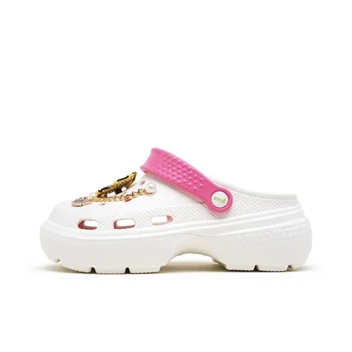 EXULL Q Сабо Женские Белые Розовые