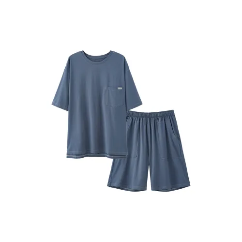 Kerener Синий Мужской Пижамный Комплект