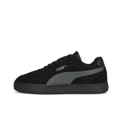 PUMA Suede Скейтборд Кроссовки Низкие Черные Серые Унисекс