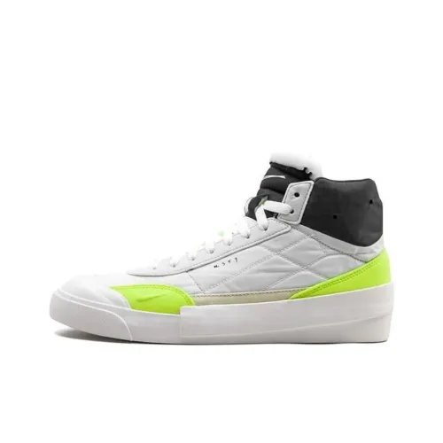 Nike Drop Тип MID Non Slip Легкие Скейтборд Кроссовки Топ Унисекс Белый Зеленый