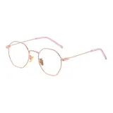 Стильная розово-золотая рамка