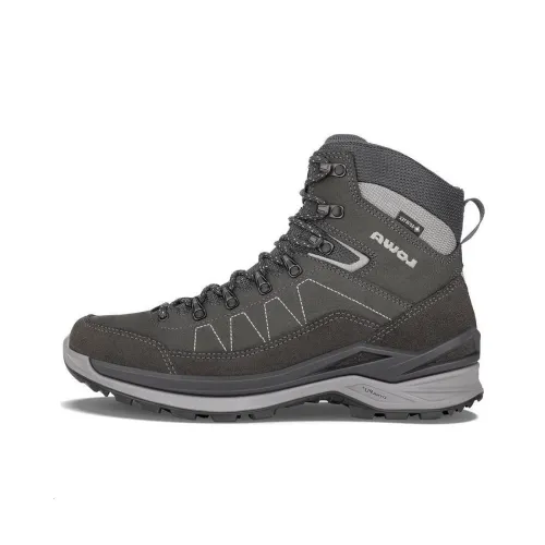 Lowa TORO PRO GTX Slip-Resistant Abrasion-Resistant MID Топ Походная обувь Мужская Серый